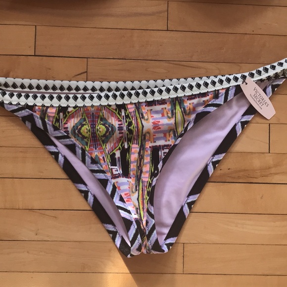 Vikki Secret Boho Bikini NWT top sz L bottom sz m - Picture 3 of 5